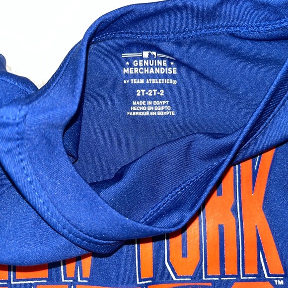 Team Athletics Toddler’s New York Mets Tee - Picture 2 of 2